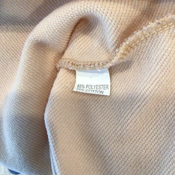 I'm Not Gonna Eat Chocolate Blush Hoodie w/ Striped Ruffled Sleeve Cuffs - Picture 6 of 6